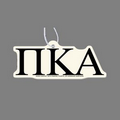 Paper Air Freshener W/ Tab - Greek Letters: Pi Kappa Alpha